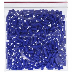 MINIGRIP RED LINE Reclosable Bag: 2 mil Thick, 2 in Wd, 2 in Lg, Hang Hole Not Included, 1,000 PK