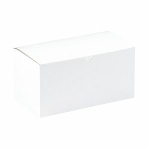 Gift Box: 9 in Inside Lg, 4 1/2 in Inside Wd, 4 1/2 in Inside Ht, Kraft, 100 PK