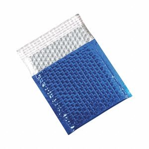 Bubble Mailers,7x6 3/4",Blue,PK72: 7 in Usable Wd, 6 3/4 in Usable Lg, 7 in Outside Wd, Blue, 72 PK