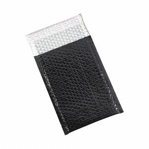 Bubble Mailers,7.5x11",Black,PK72: 7 1/2 in Usable Wd, 11 in Usable Lg, 7 1/2 in Outside Wd, 72 PK