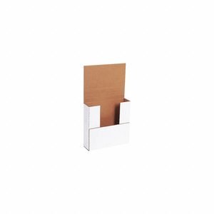 Mailer,Esy Fld,7-1/2" x 7-1/2" x 2",Wht,PK50: White, 7 1/2 in Inside Lg, 2 in Inside Ht, 50 PK