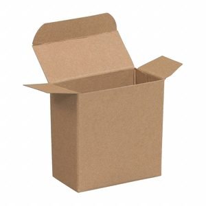 Cartons,Rev Tuck,2 1/2x1 1/4",PK1000: Kraft, 2 1/2 in Inside Lg, 1 1/4 in Inside Wd, 1,000 PK
