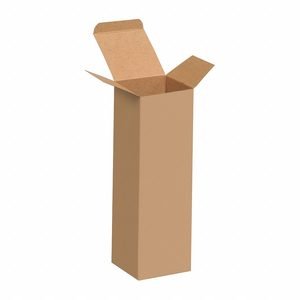 Cartons,Rev Tuck,1 3/4x1 3/4x6",PK500: Kraft, 1 3/4 in Inside Lg, 1 3/4 in Inside Wd, 500 PK