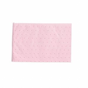 PIG Sorbent Pad: Sorbent Pad, 9 1/2 in Wd, 14 1/2 in Lg, Pink, 25 Pads, Acids/Bases/Universal, 25 PK