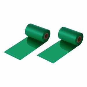 THERMAL TRANSFER RIBBON: Zebra, 4.02 in Ribbon Wd, 984 ft Ribbon Lg, 1 in Core Dia., Green