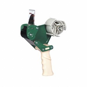 SEAL SAFE Tape Dispenser: For 3 in Max Tape Wd, For 3 in Tape Core Dia, Pistol