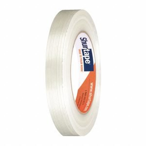 SHURTAPE Strapping Tape: 4.5 mil Tape Thick, 3/4 in x 180 ft, White, 48 PK