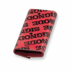 SIGNODE Strapping Seal: Fits 5/8 in Strap Wd, 1 in Seal Lg, Regular Duty, Flat, Painted, 5,000 PK