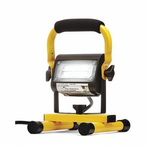SOUTHWIRE Temporary Job Site Light: 1,500 lm Max Brightness, LED, 1, 1 Brightness Levels, 120V AC