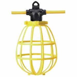 SOUTHWIRE Plastic String Light: Bulb Dependent, Corded, String Light, 100 ft Power Cord Lg, 120V AC