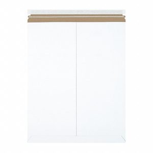 Mailer Envelopes: 17 in x 21 in, 17 in x 21 in, 0.02 in Material Thick, With Tear Strip, 100 PK