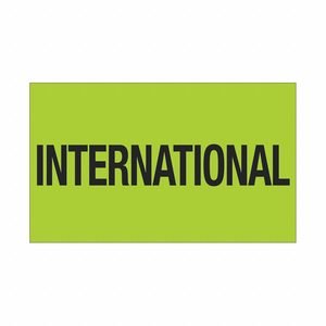 Label,International,3x5": 500 PK