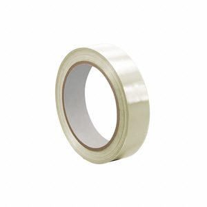 Bag Sealing Tape: 3/8 in Tape Wd, 72 yd Tape Lg, Clear, 2.4 mil Tape Thick, UPVC
