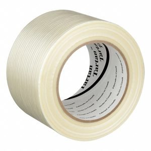 TARTAN Strapping Tape: 4 mil Tape Thick, 3 in x 180 ft, Clear, 12 PK