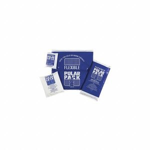 THERMOSAFE Flex Ice Pack: Leak Proof Cold Pack, 3 oz Wt, 3 in Lg, 5 in Wd, 60 PK