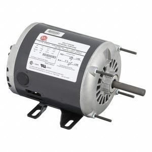 U.S. MOTORS General Purpose Motor: Single Phase, 1/4 hp, 115V AC, 48Z Frame Size, 1/2 in x 2 3/8 in