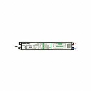 WATRAN Fluorescent Ballast: 120 to 277V AC, 1/2 Lamps Supported, 17 W_25 W_28 W_32 W_40 W Bulb Watt