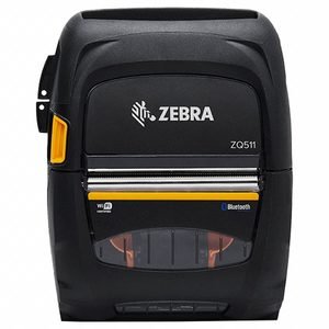 ZEBRA Desktop Printer: 2.83 in Max. Print Wd, 5 in/sec, Tear Off Dispensing, Push Button, 3 in